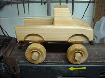 Wood 4x4 Truck